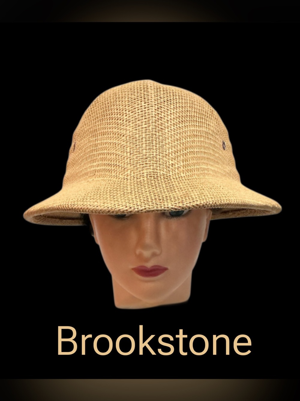 BROOKSTONE Pith Straw Helmet Hat